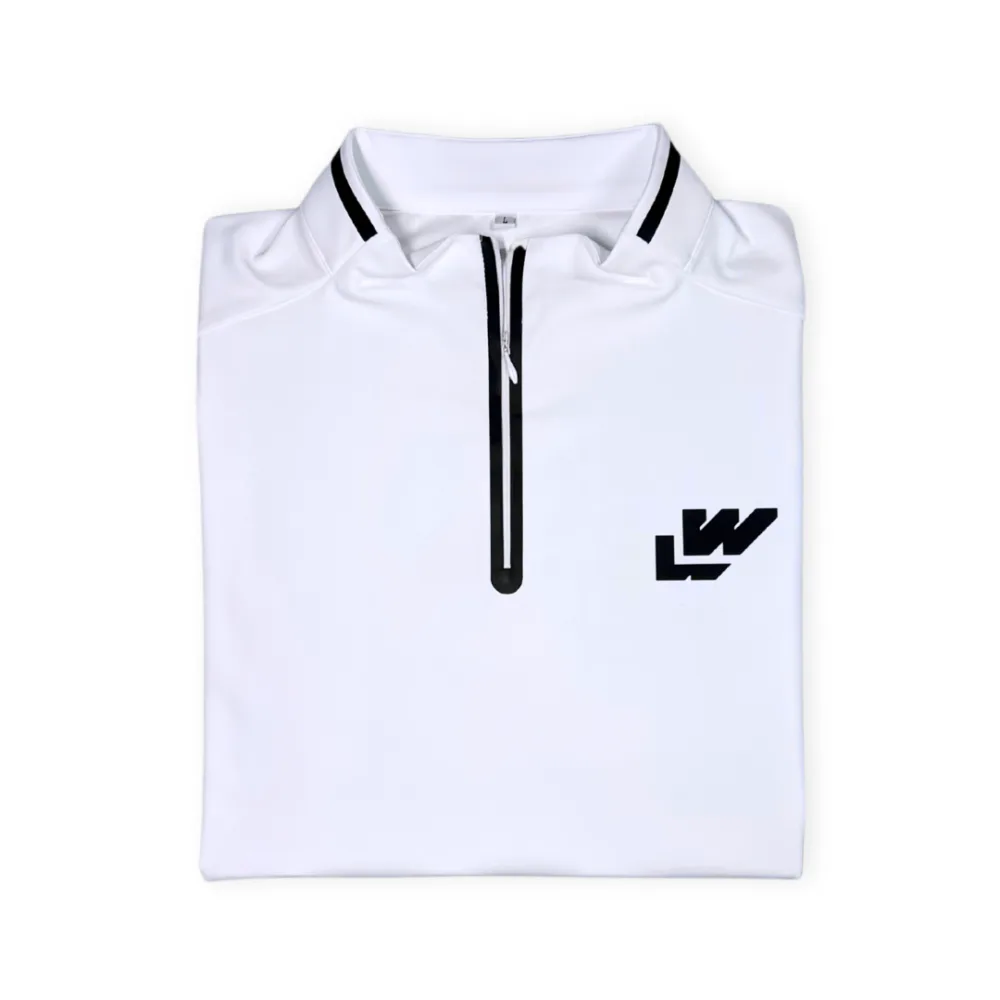 Pure White Luxury 1/4 Zip