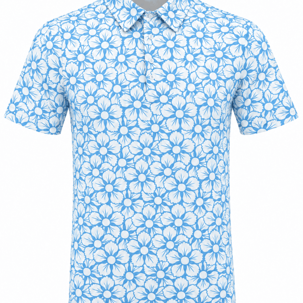 Weekender Blue Lagoon Spritz Polo