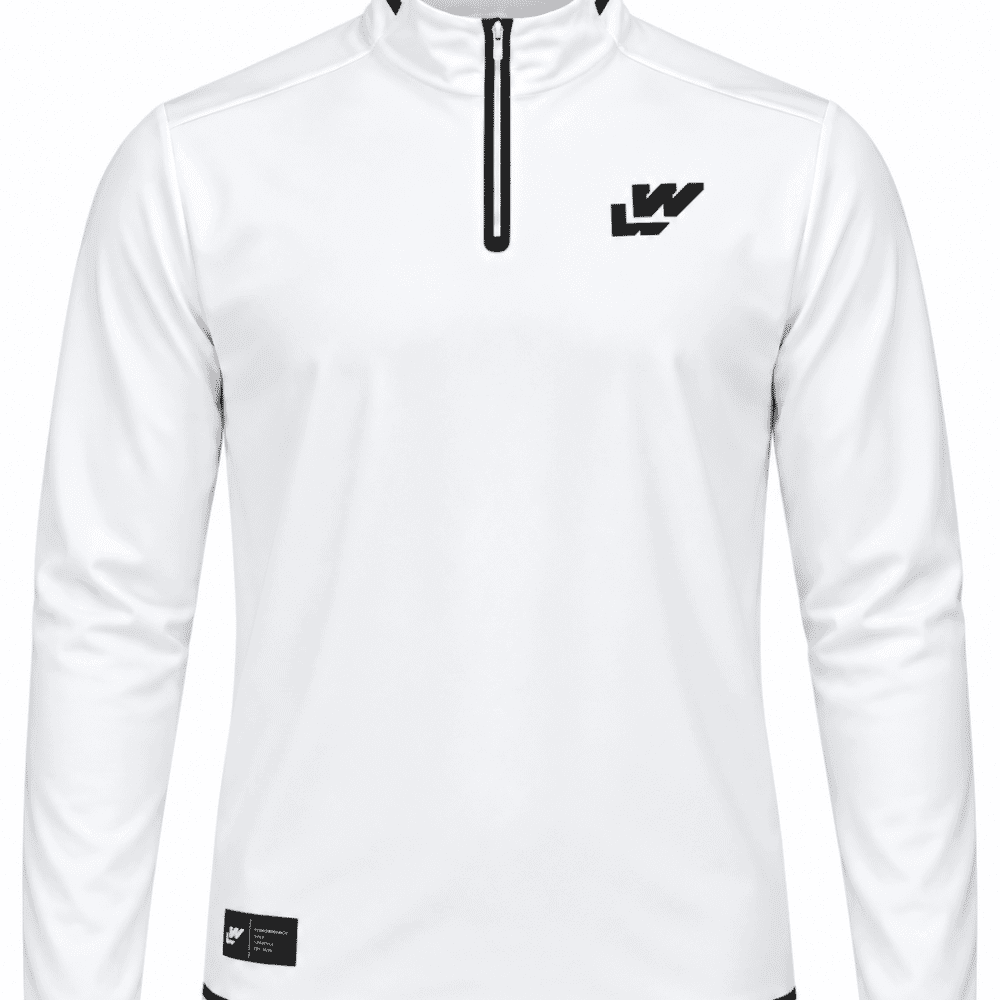 Pure White Luxury 1/4 Zip