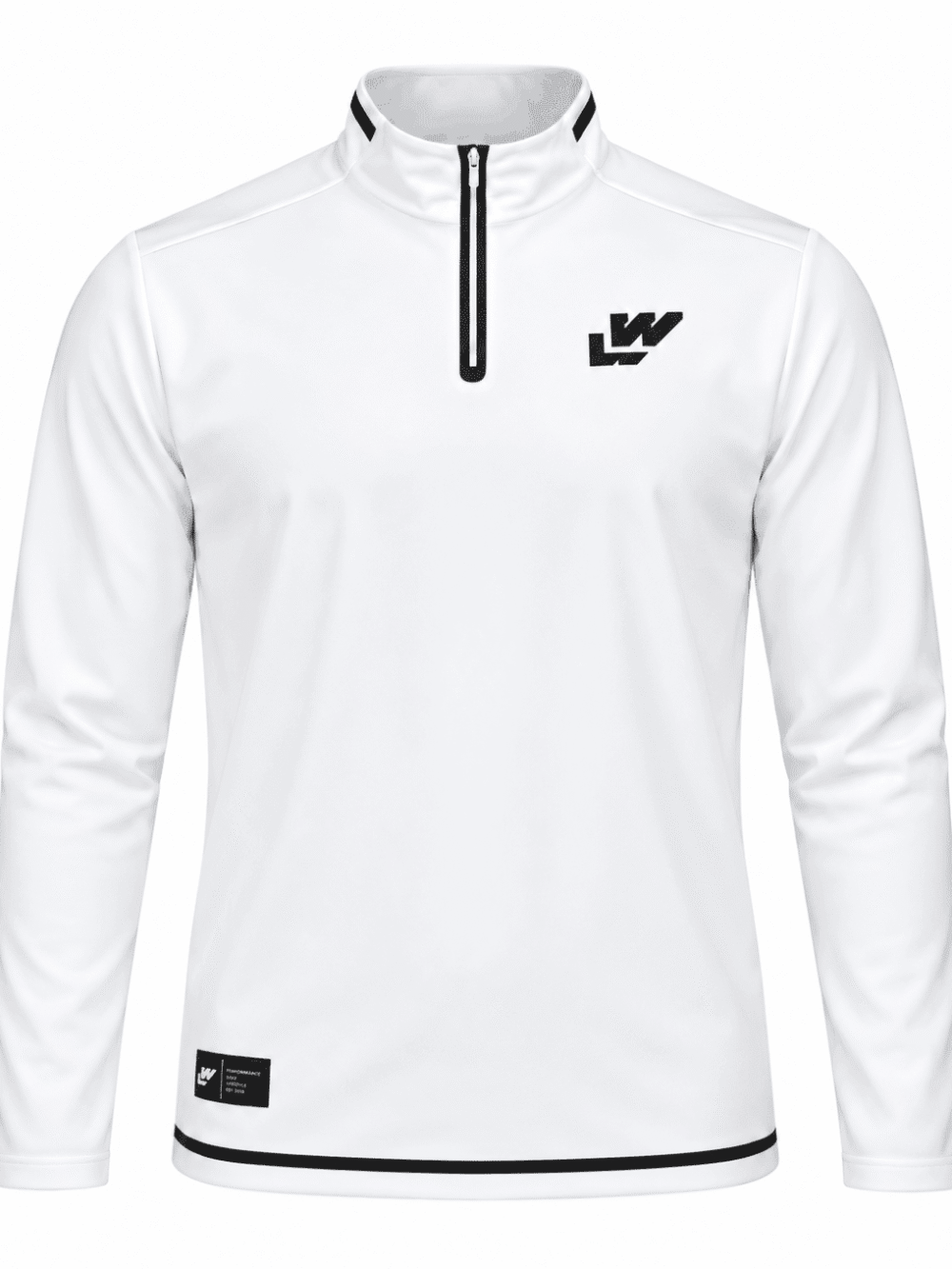 Pure White Luxury 1/4 Zip